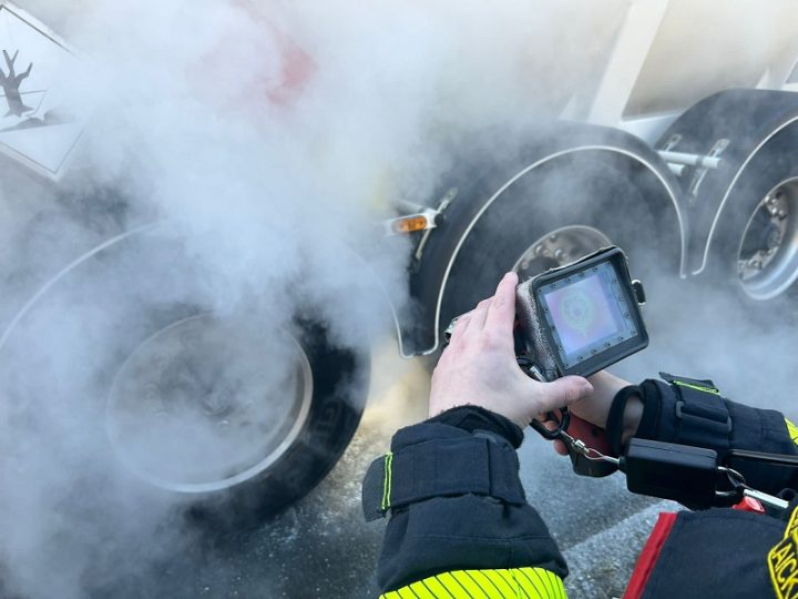 Brand LKW Inntalautobahn