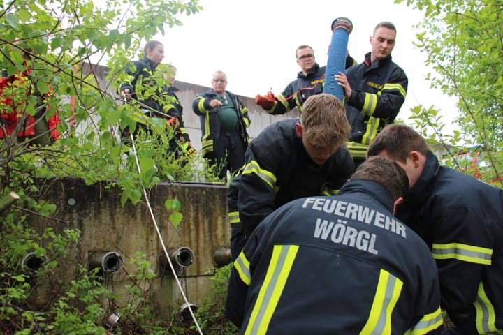 Übung: Saugstelle Brixentaler Ache