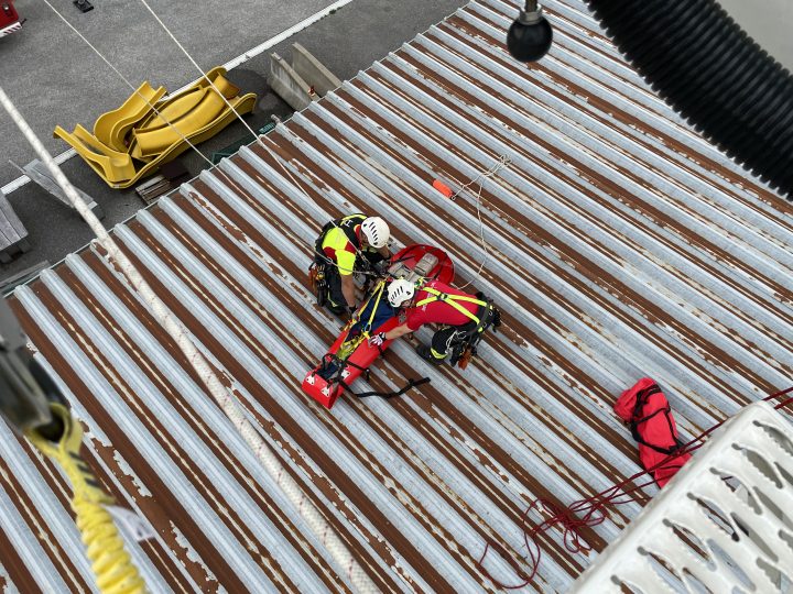 HÖRG-Übung: Arbeitsunfall Hubsteiger