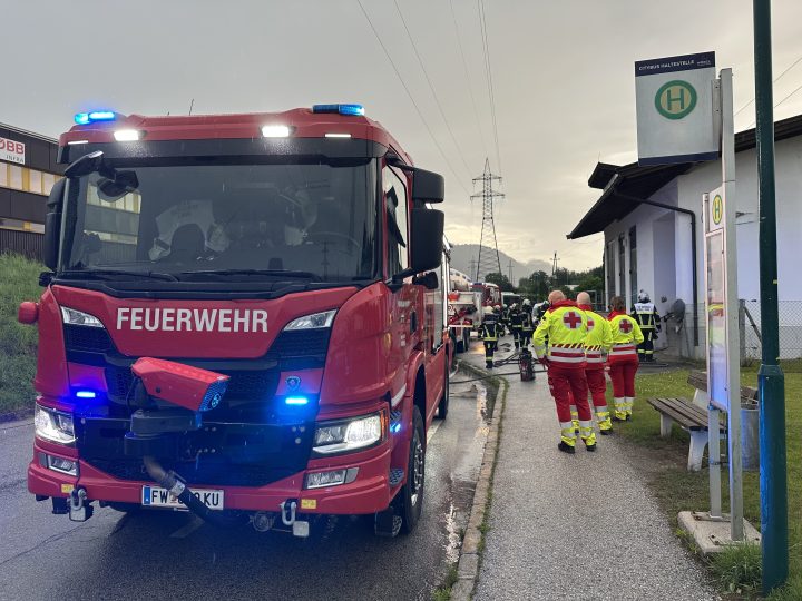 Brand Umspannwerk | Blitzeinschlag