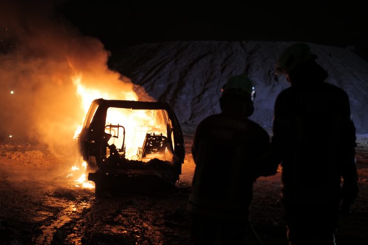 FJ-Abschlussübung | Fahrzeugbrand