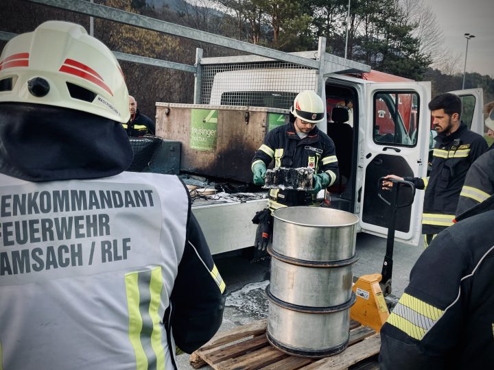 Batteriebrand | Kontrollstelle Radfeld | A12